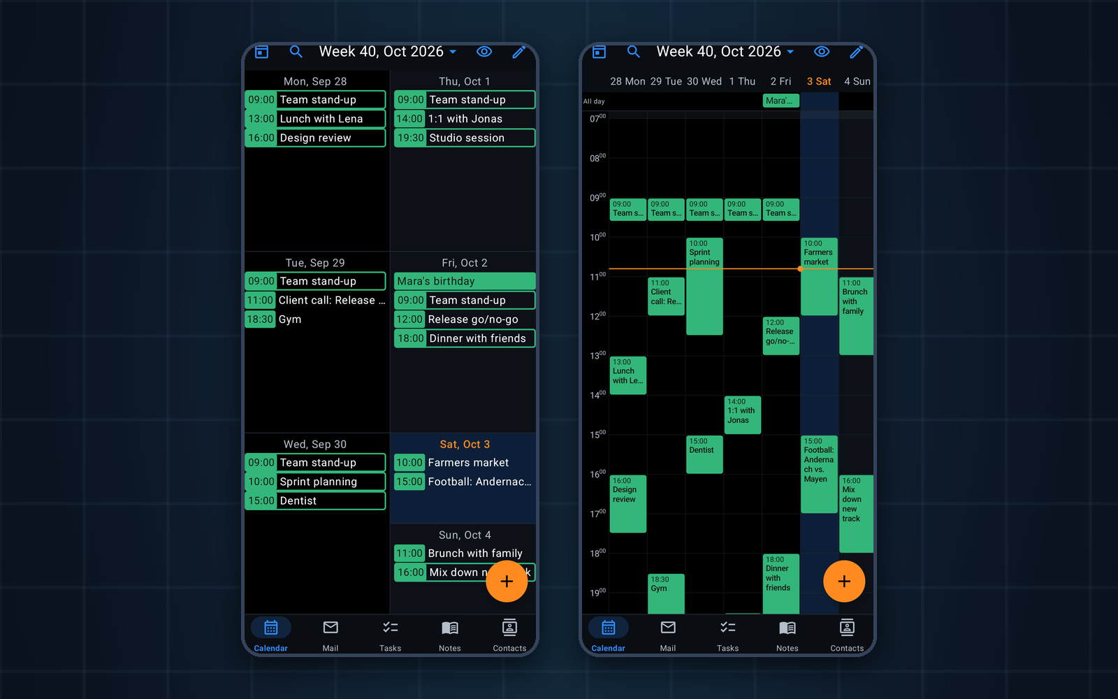 Calvista screenshot